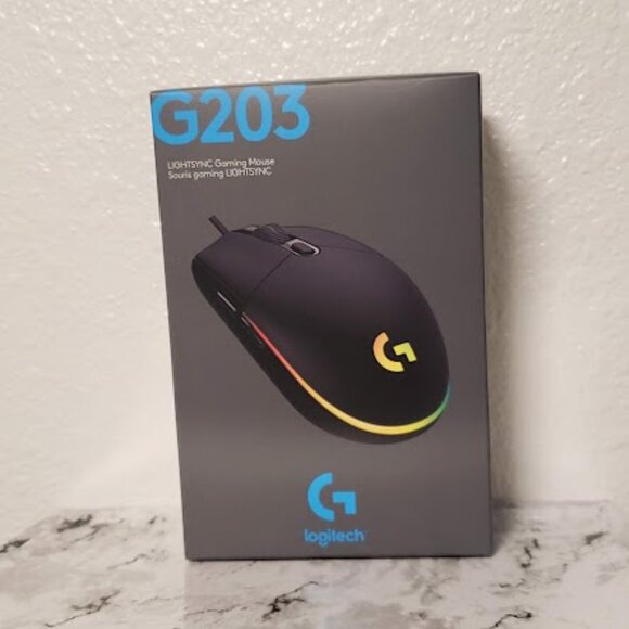 NEW Logitech LIGHTSYNC Wired Optical Gaming Mouse Minecraft Computer Laptop Acce - Picture 7 of 8